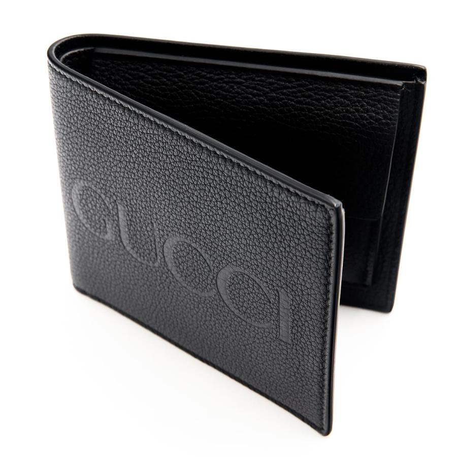 グッチ メンズ 財布 二つ折り財布 コインウォレット ブラック 658681 0E8IG 1000 GUCCI ミニ財布 シンプル GG ロゴ ファッション メンズファッション 財布、帽子、ファッション小物
