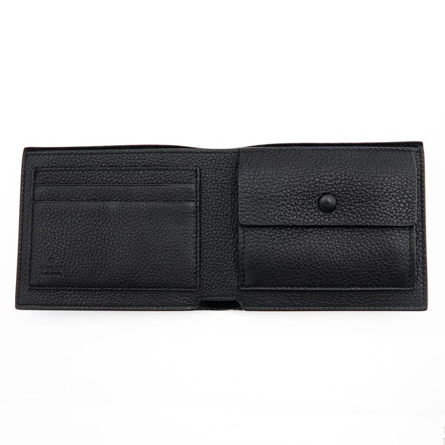 グッチ メンズ 財布 二つ折り財布 コインウォレット ブラック 658681 0E8IG 1000 GUCCI ミニ財布 シンプル GG ロゴ ファッション メンズファッション 財布、帽子、ファッション小物