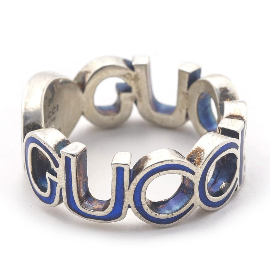 グッチ リング メンズ GUCCI カットアウト インターロッキングG