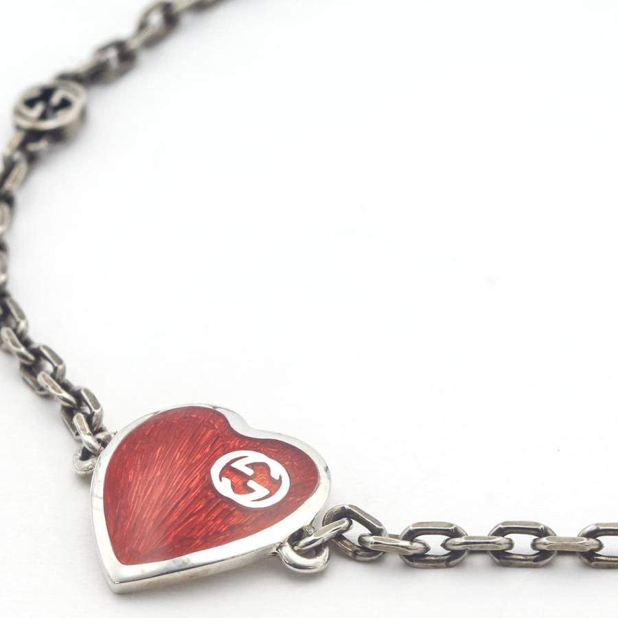 GUCCI ハートペンダント付き ブレスレット GUCCI トレードマーク ハート ペンダント付き ブレスレット