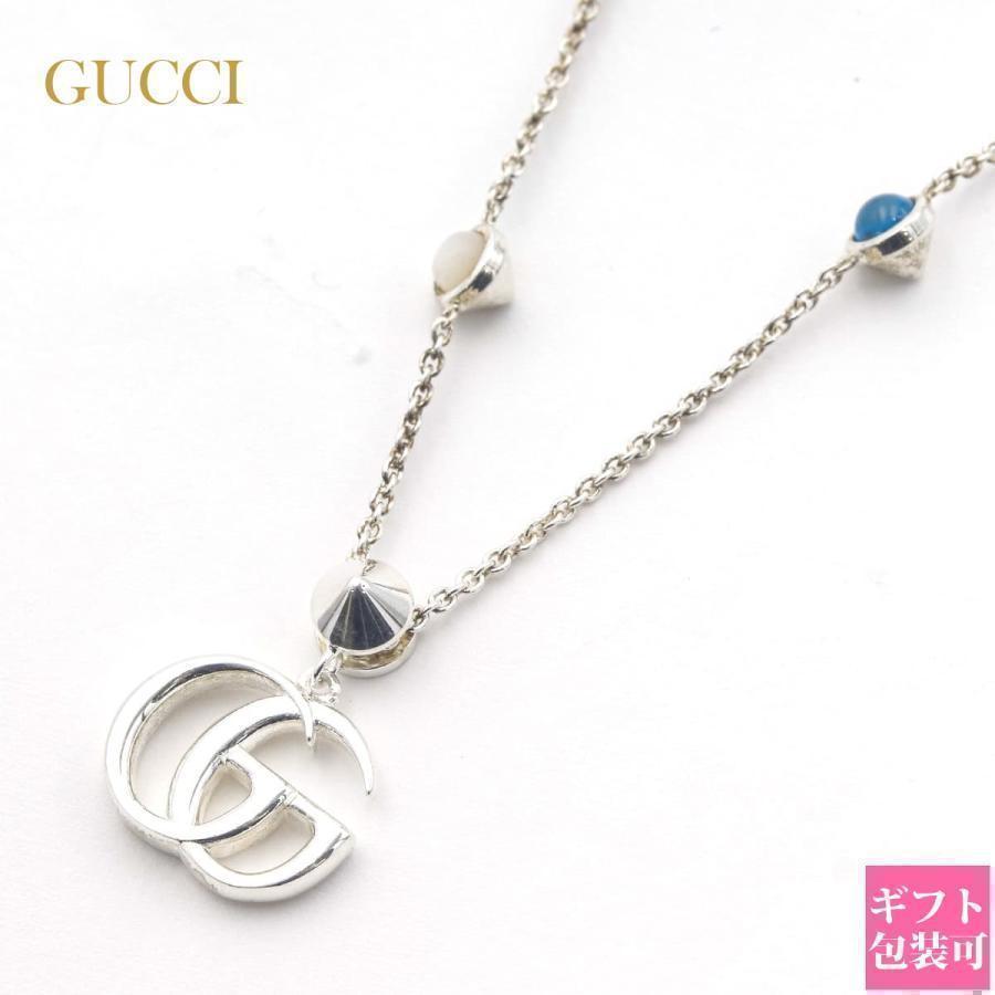 グッチ ネックレス レディース GUCCI ダブルG マザーオブパール