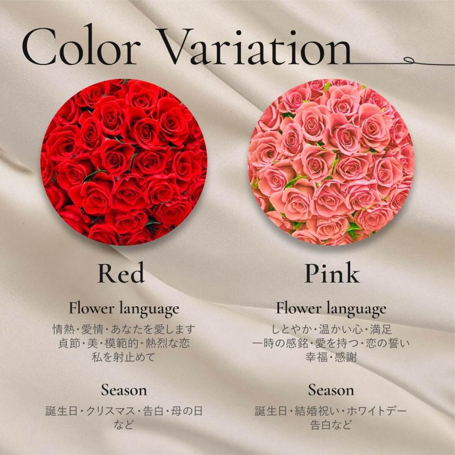 プレゼント バラ 108輪(108本) プリザーブドフラワー ローズブーケ