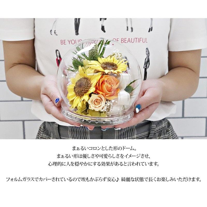 プレゼント 花 プリザーブドフラワー 和風 ガラスドーム ケース入り