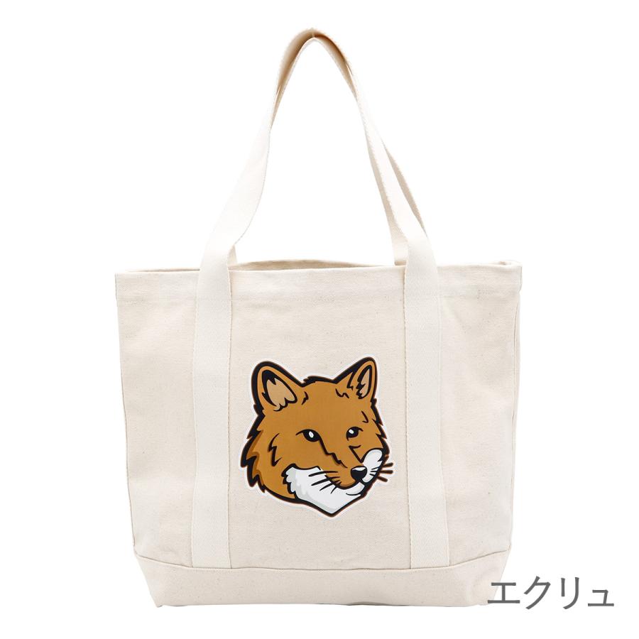 メゾンキツネ バッグ MAISON KITSUNE トートバッグ FOX HEAD TOTE BAG