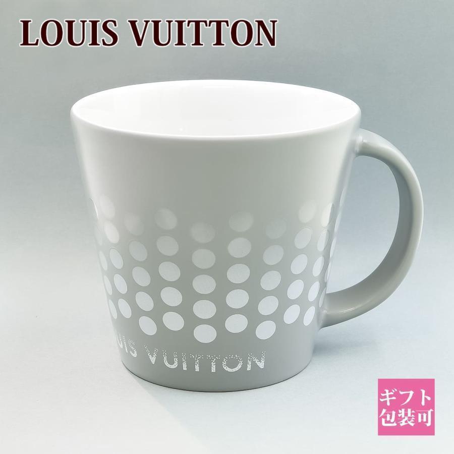 極美品　LOUIS VUITTON 付属品付き　ポルトクレ　コーヒーカップ ルイヴィトン 美術館 マグカップ フォンダシオン FONDATION ドット CUP