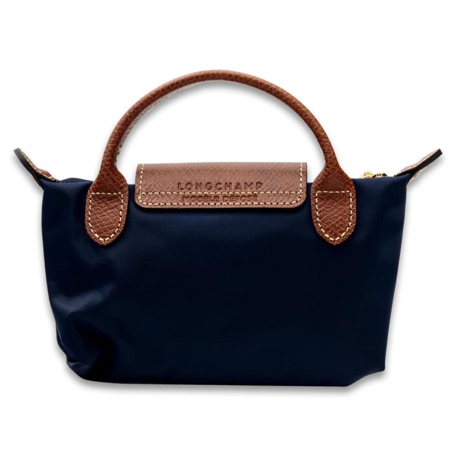 ■未使用■　ロンシャン ミニ バッグ ショルダー レザー ネイビー ポシェット ポーチ 【247804】◇ LONGCHAMP - □未使用□ ロンシャン ミニ バッグ ショルダー レザー