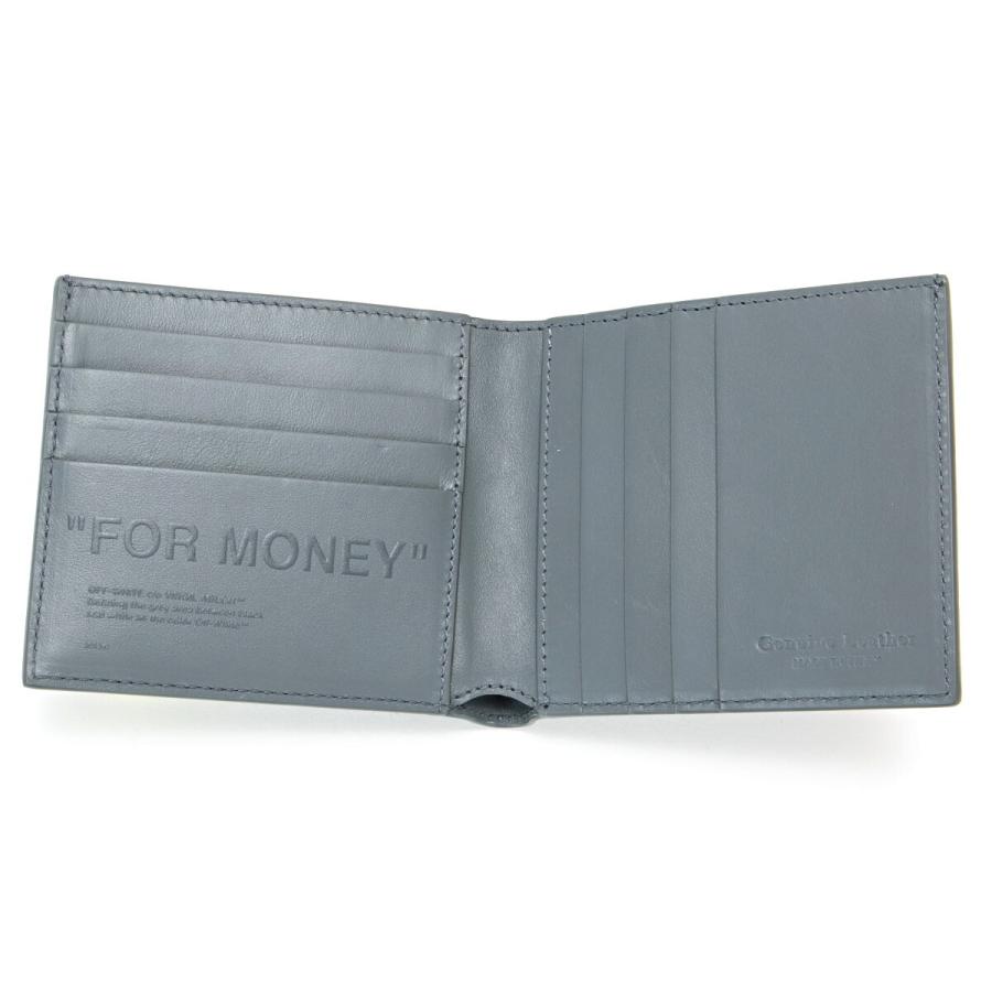 オフホワイト Off-White 財布 二つ折り財布 グレー 正規品