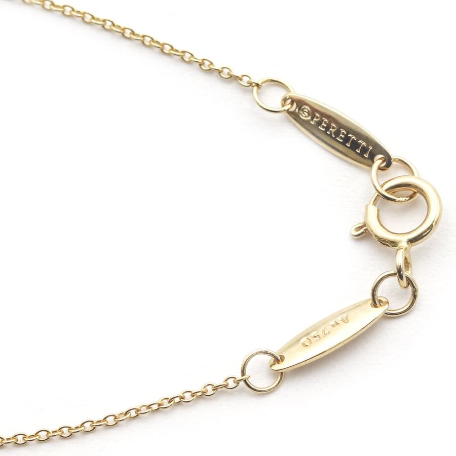 ティファニー オープン ハート ペンダント エルサ ペレッティ 18K イエローゴールド 7mm 60957401 Tiffany & Co 高級ジュエリー ギフト ネックレスの画像