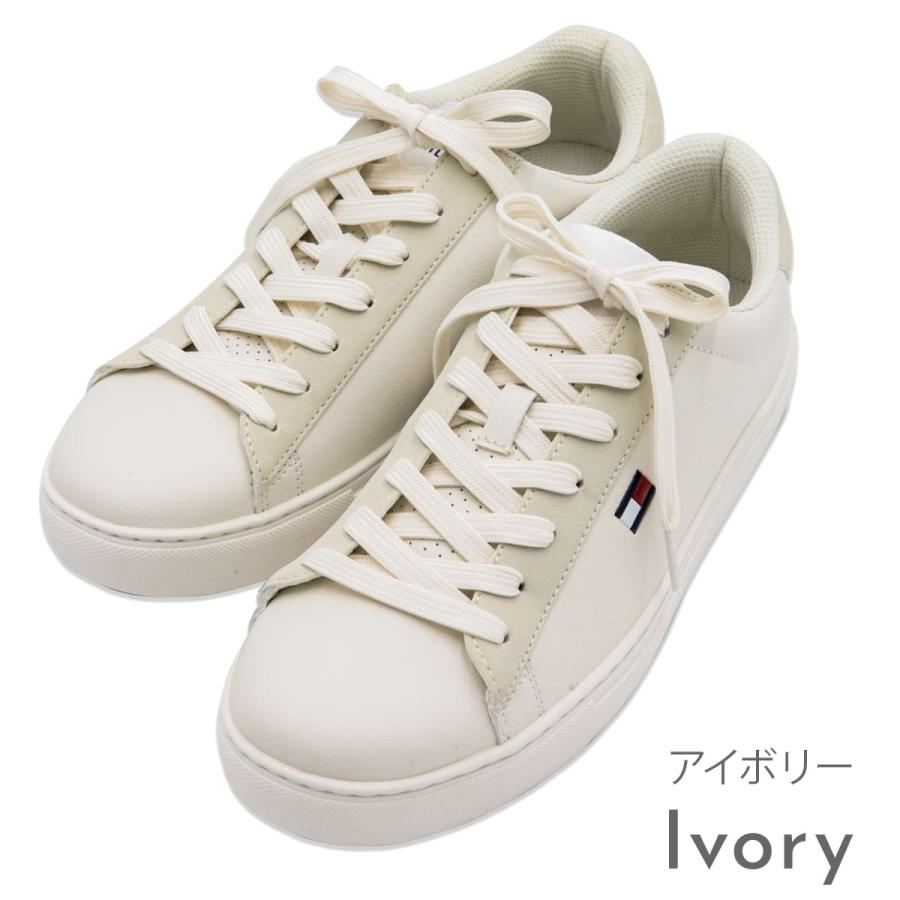 送料無料 トミーヒルフィガー スニーカー tmBRECON3 IVO01 ローカット フェイクレザー シューズ 靴 カジュアル   トミーヒルフィガー スニーカー Tommy Hilfiger メンズ tmBRECON3