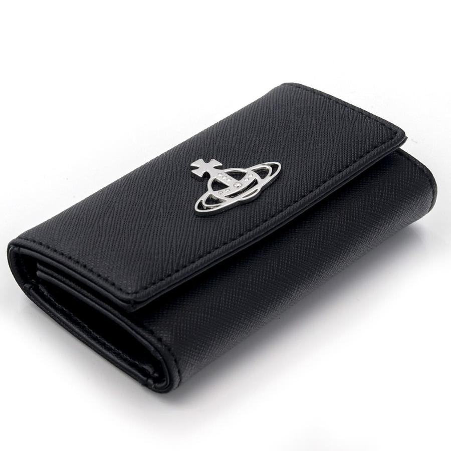 【新品未使用】VivienneWestwood 51020001 BLACK Vivienne Westwood（ヴィヴィアンウエストウッド） キーケース 4連