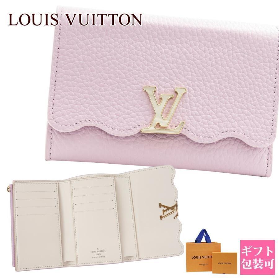 ルイヴィトン 財布 三つ折り財布 レディース 正規品 LOUIS VUITTON 財布 三つ折り財布 ポルトフォイユ・カプシーヌ コンパクト  ウィステリア M82167 : vuitton-1217 : バッグ 財布のプルミエール - 通販 - Yahoo!ショッピング