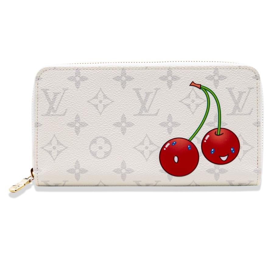 ルイヴィトン × 村上隆 ジッピーウォレット M14240 LV TM チェリー