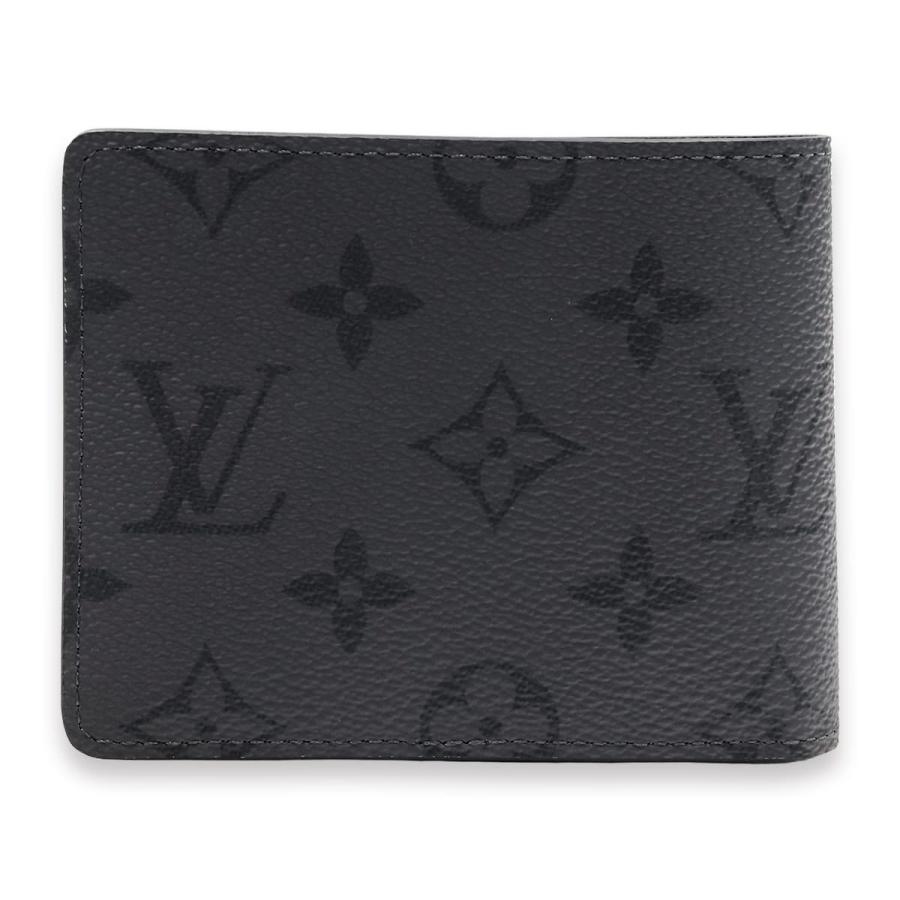 ルイヴィトン LOUIS VUITTON 財布 メンズ 二つ折り財布 ポルトフォイユ・スレンダー モノグラム・エクリプス リバース M80906 ヴィトン 財布 メンズ 二つ折りの画像