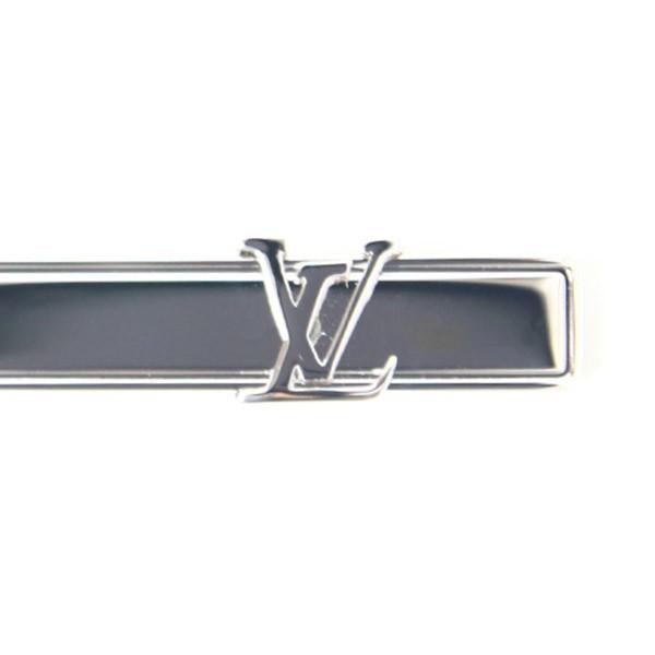 Louis Vuitton M61981 LV Initiales Tie Clip , Silver, One Size