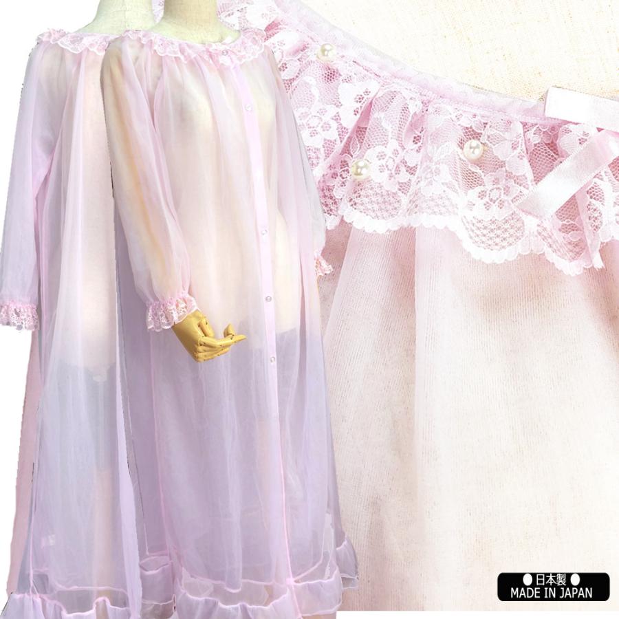 女装 セックス ネグリジェ 前開 2重 シースルー 大きいサイズ 女装男子 ふくよか女子 ナイトドレス セクシー ランジェリー パール ユニセックス 日本製 :  タッグパンドル - 通販 - Yahoo!ショッピング