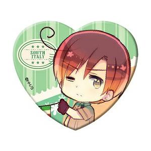 ロマーノ】 ヘタリア World☆Stars ハート型ラメアクリルバッジ