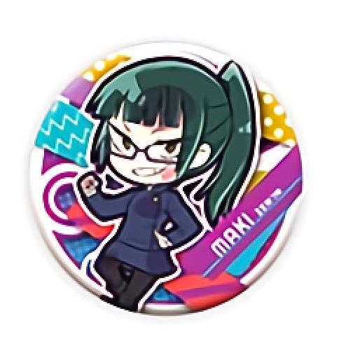 禪院真希】 ぴた!でふぉめ 呪術廻戦 エピソード缶バッジ : トレカ