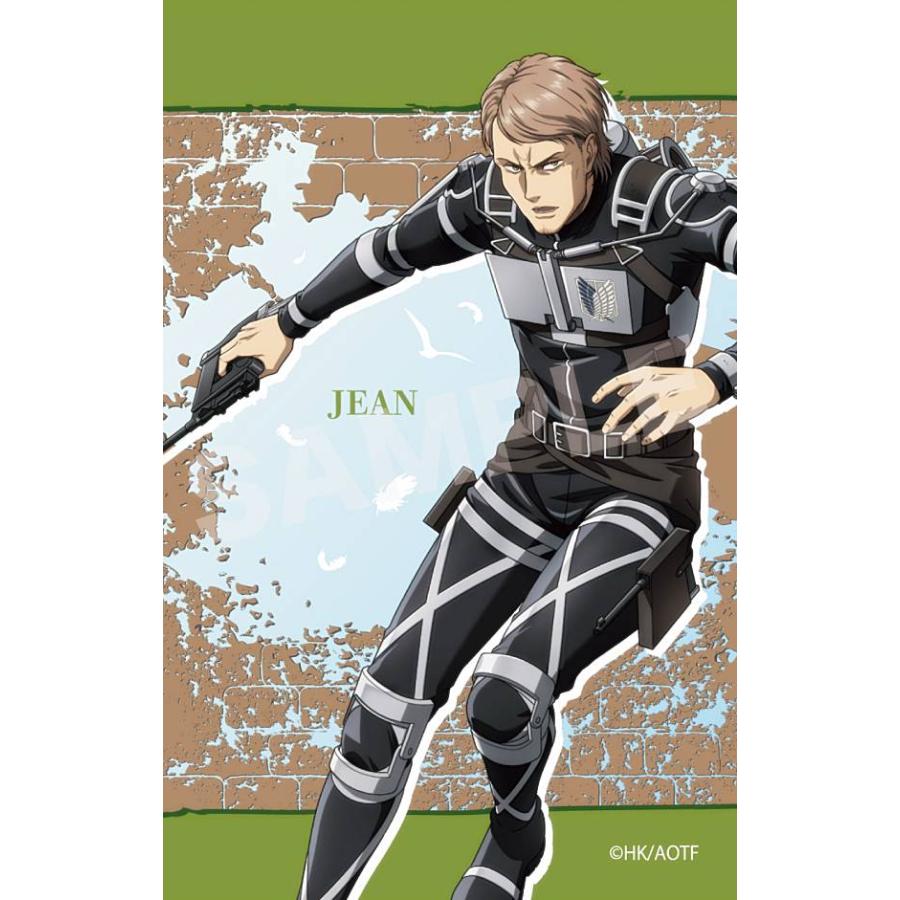 ジャン・キルシュタイン】 進撃の巨人 サテン地ステッカー 01 第1弾