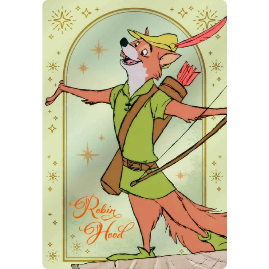 22.ロビン・フッド (キャラクターアートカード) 】 ディズニー