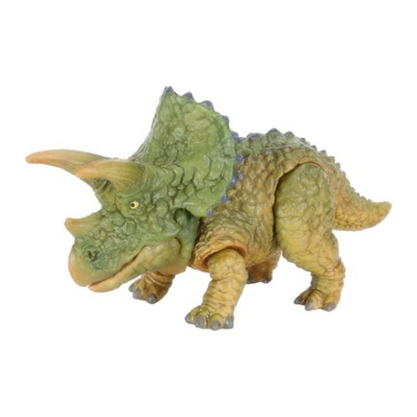 【トリケラトプス（グリーン）】 いきもの大図鑑レプティ 恐竜 | 