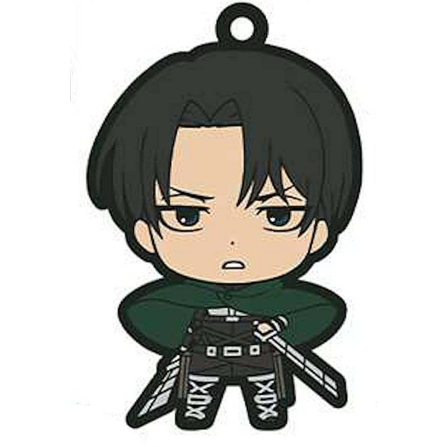 リヴァイ】 進撃の巨人 ラバーストラップコレクション Vol.3 : トレカ