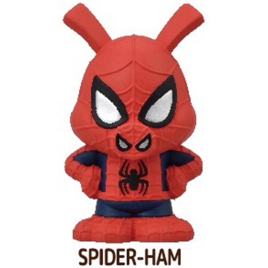 SPIDER-HAM】スパイダーマン ソフビパペットマスコット : トレカ