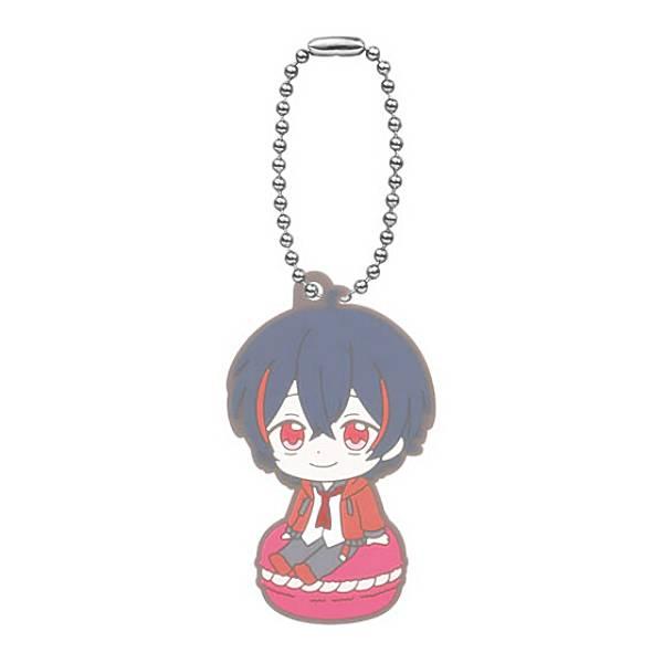 ゆあんくん】 カラフルピーチ カプセルラバーマスコット〜カラフル