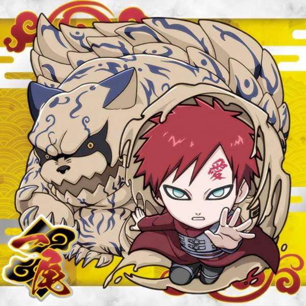 我愛羅1枚 忍界4-14 一尾×我愛羅 (R レア) 】 にふぉるめーしょん NARUTO-ナルト