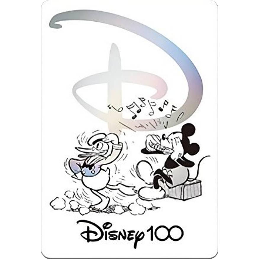 ミッキー＆ドナルド(線画) (R レア)】 ディズニー100 ワンダーカード
