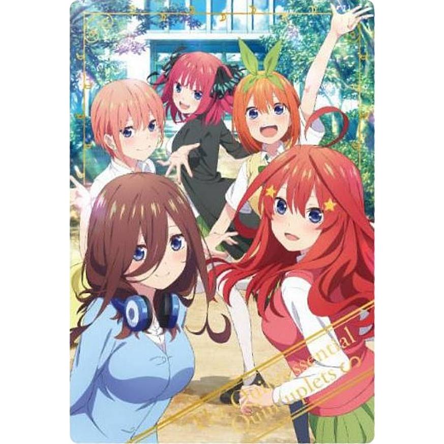 五等分の花嫁　ウエハース　カード 金色箔押し] No.16 五つ子 (ビジュアルカード) 】五等分の花嫁