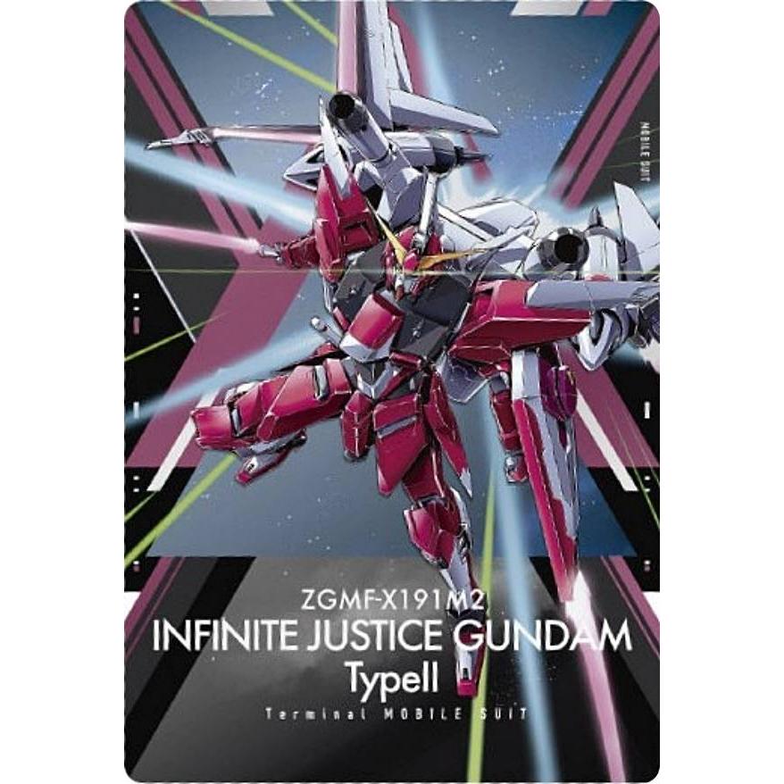 1-022 インフィニットジャスティスガンダム弐式 (SRカード 1-022 インフィニットジャスティスガンダム弐式 (SRカード