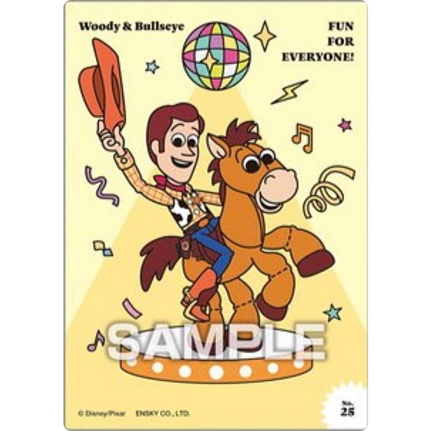 No.25 ウッディ＆ブルズアイ】トイ・ストーリー クリアカード
