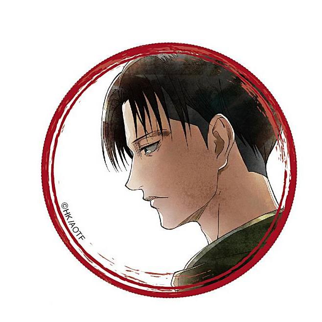 進撃の巨人　リヴァイ　キャラバッジコレクション　缶バッジ 進撃の巨人 キャラバッジコレクションB/リヴァイ | j-hobby