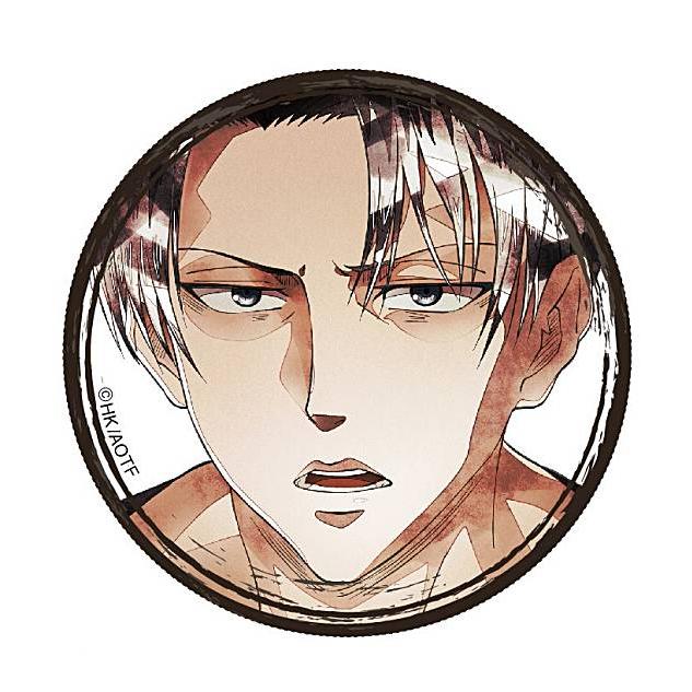 進撃の巨人 リヴァイ Art-pic 缶バッジ キャラバッジ 7個セット 進撃の巨人 リヴァイ Art-pic 缶バッジ キャラバッジ 7個セット