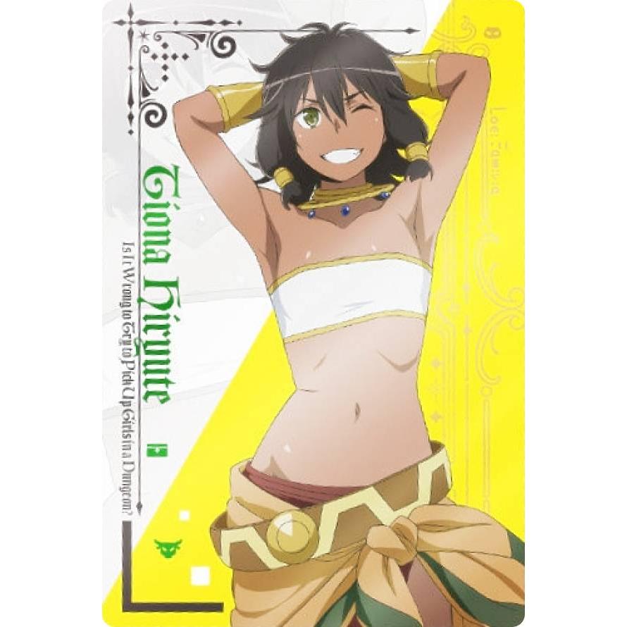 ティオナ・ヒリュテ　ダンジョンに出会いを求めるのは間違っているだろうか　カード I-09 ティオナ・ヒリュテ (キャラクターカード)】 ダンジョンに