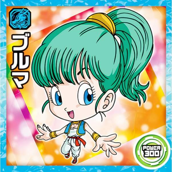 超7-11 ブルマ (N ノーマル) 】 ドラゴンボール超戦士シール