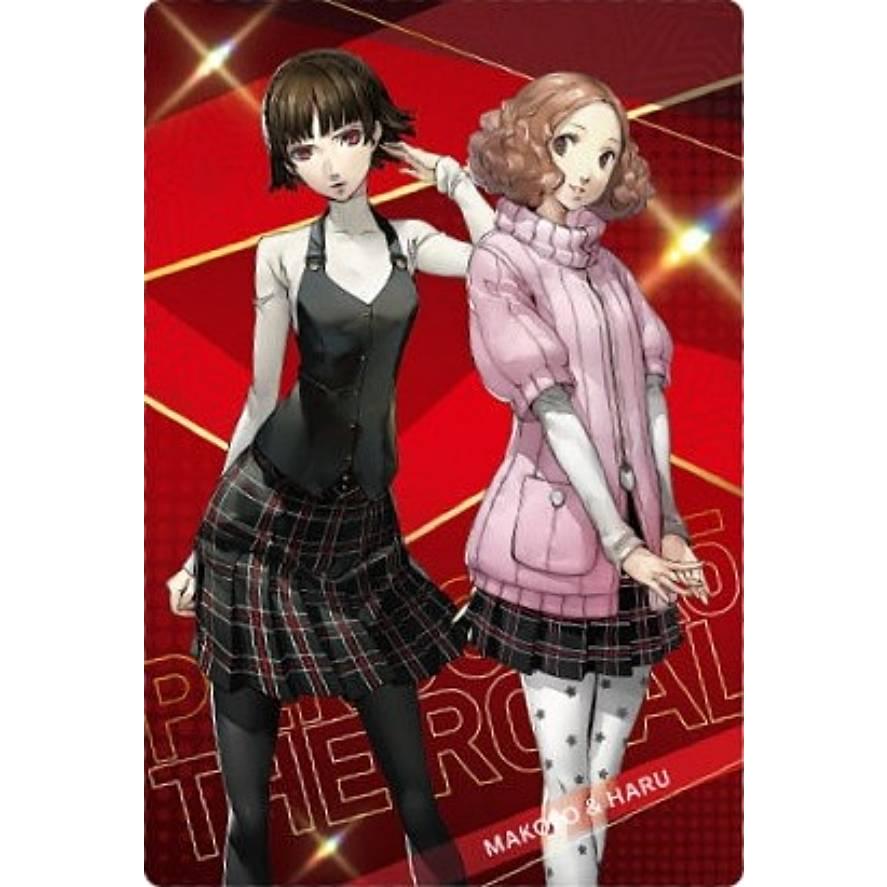 18.新島真＆奥村春 (キャラクターカード/P5R)】ペルソナシリーズ