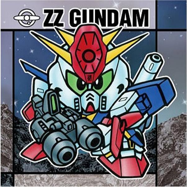 No.02 ZZガンダム (N メタリックシール)】元祖SDガンダムスナック