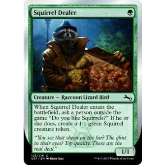 マジックザギャザリング英語版 MTG UST EN 123 Squirrel Dealer リス