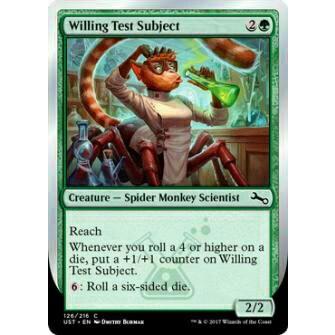 マジックザギャザリング英語版 MTG UST EN 126 Willing Test Subject