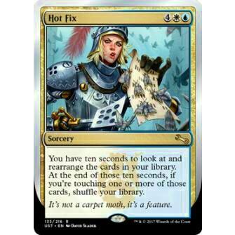 マジックザギャザリング英語版 MTG UST EN 133 Hot Fix 緊急修正(英語