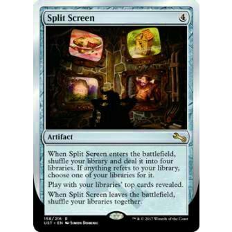 マジックザギャザリング英語版 MTG UST EN 158 Split Screen 分割画面