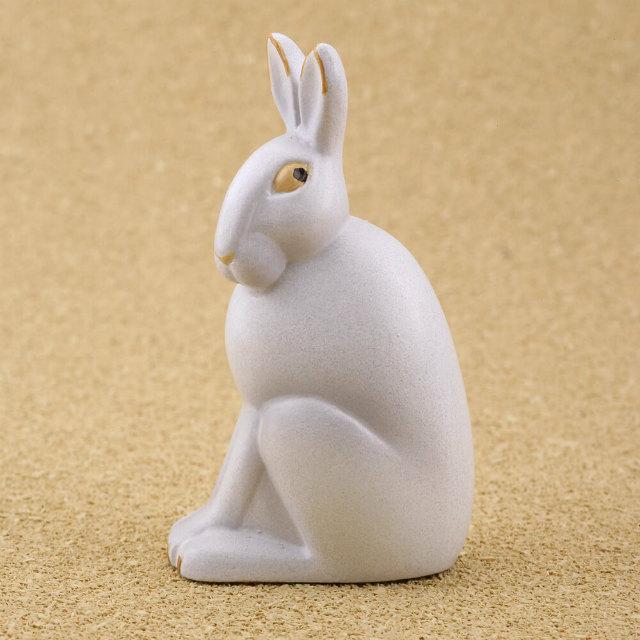 カプセルQ リサ・ラーソン ミニチュアファブリカ vol.2 ［4.Hare 野うさぎ］(単品) 野うさぎ】 カプセルQミュージアム リサ・ラーソン ミニチュア