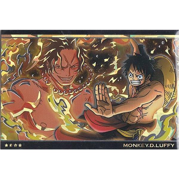 【未開封品】ONE PIECE ワンピース　仲間の印 ウエハースカード　SEC1 No.7-SEC1 兄弟の絆 (SEC シークレット) 】 ワンピース ウエハース