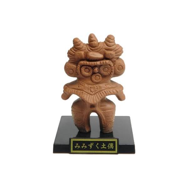 12.みみずく土偶 (台座付き) 】 埴輪と土偶+土器&青銅器 : トレカ