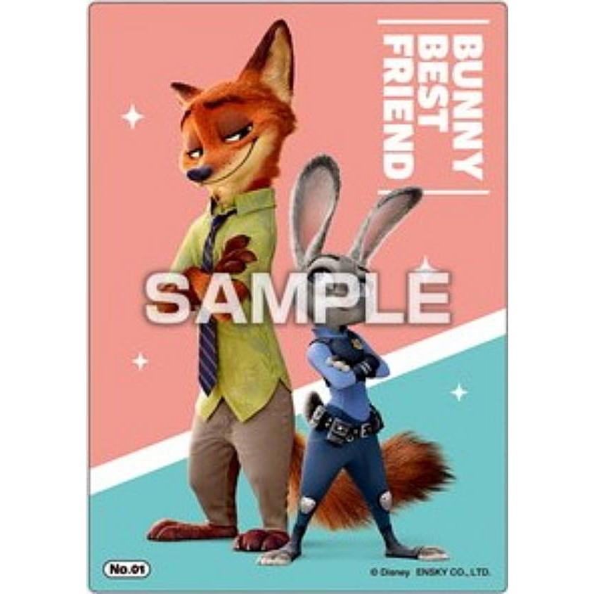 No.01 ニック＆ジュディ】ズートピア クリアカードコレクションガム