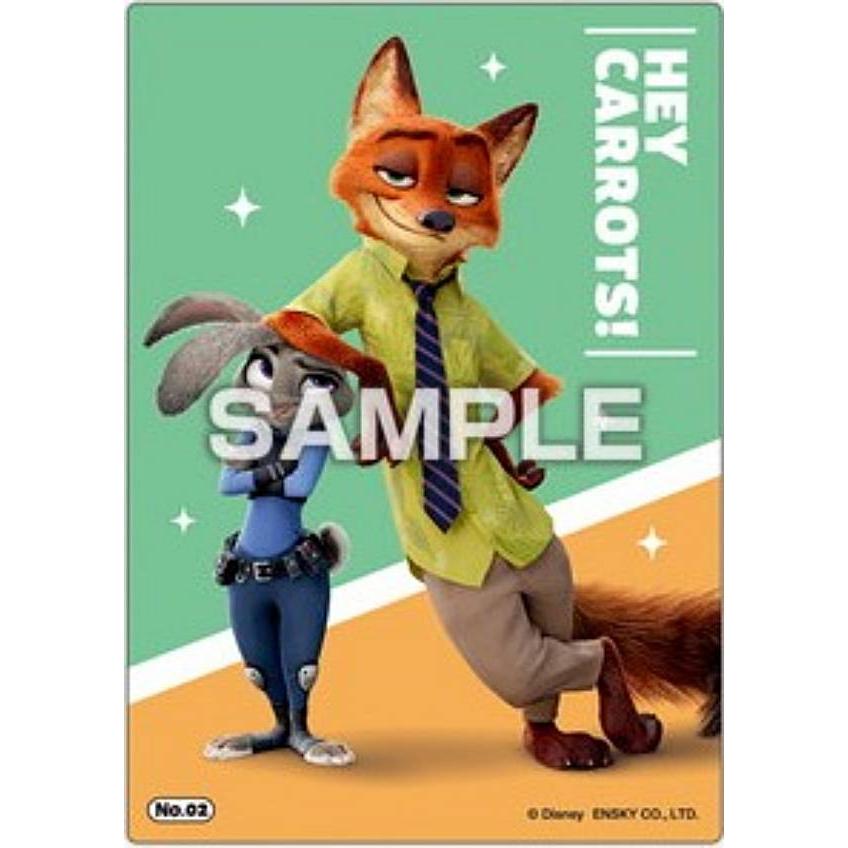 No.02 ニック＆ジュディ】ズートピア クリアカードコレクションガム