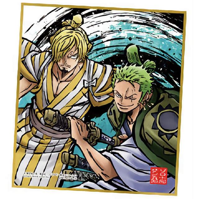 15 ゾロ十郎 サン五郎 One Piece ワンピース 色紙art ワノ国 s227wat15 トレカショップ Lead 通販 Yahoo ショッピング