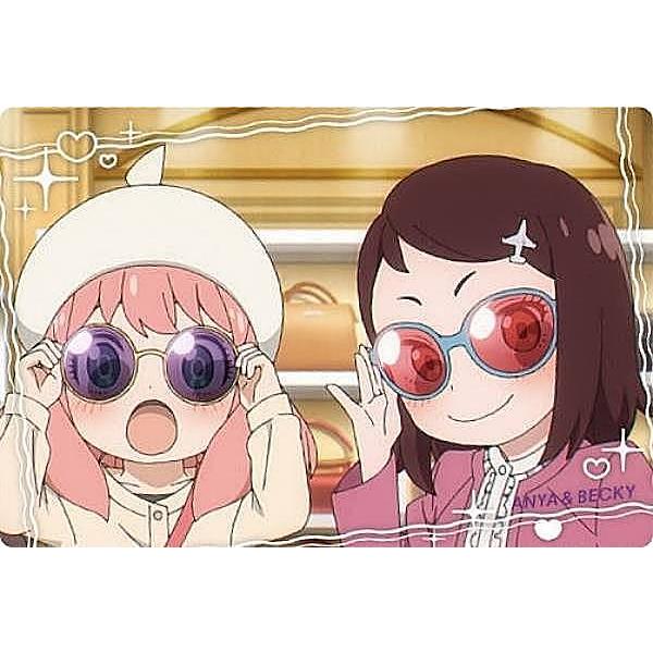 012.アーニャ＆ベッキー/サングラス (仲良しカード) 】SPY×FAMILY
