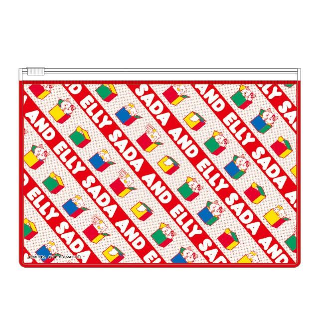 定春 エリザベスb 銀魂 サンリオキャラクターズ クリアフラットポーチ s426gst4 トレカショップ Lead 通販 Yahoo ショッピング